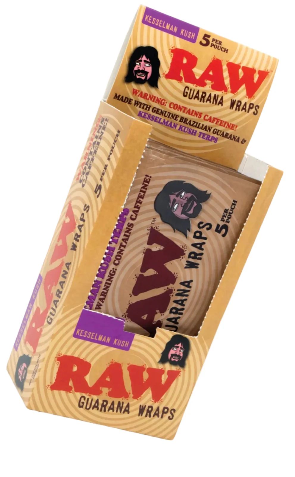 Raw Guarana Wraps - Kessel Kush 25 pack