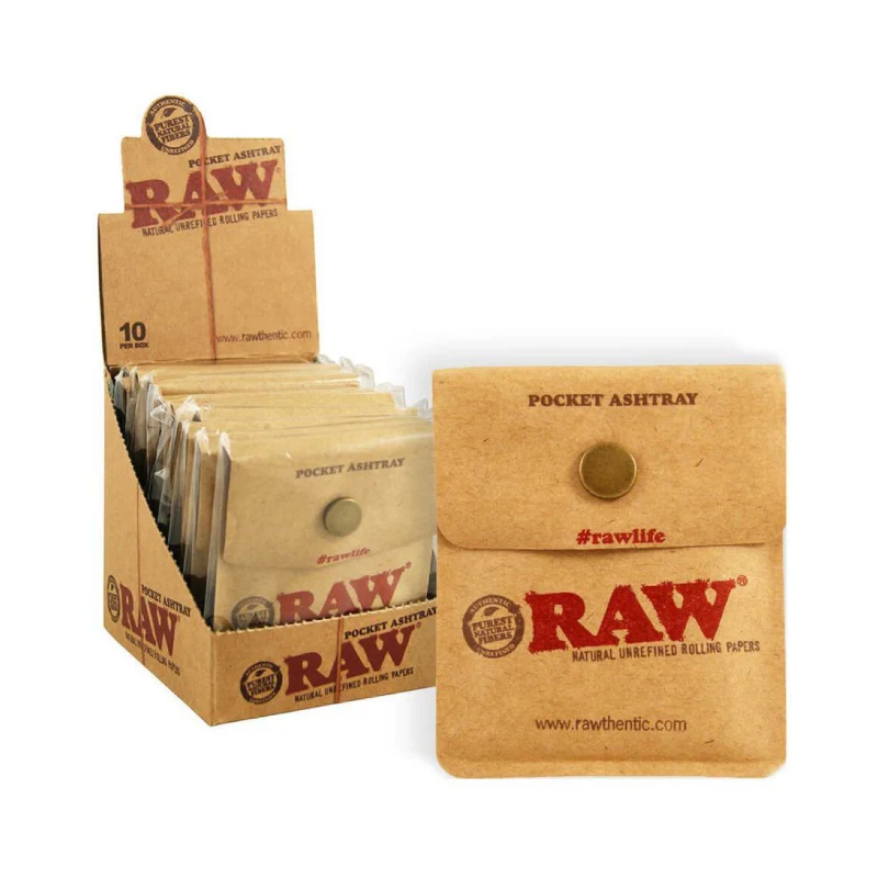 RAW Pocket Portable Ashtray x 1pc