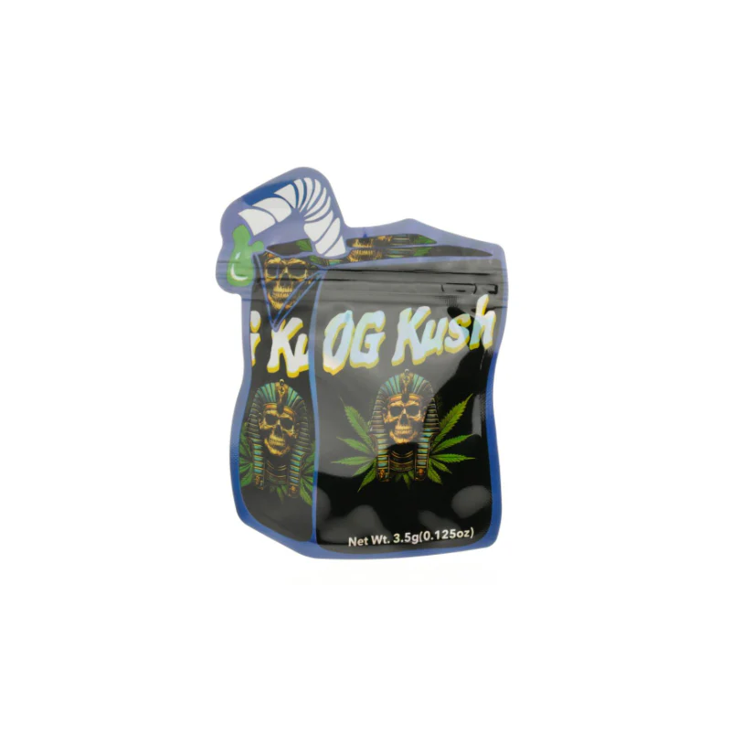 3.5g OG Kush Mylar Bags x 100 bags (1 pack)