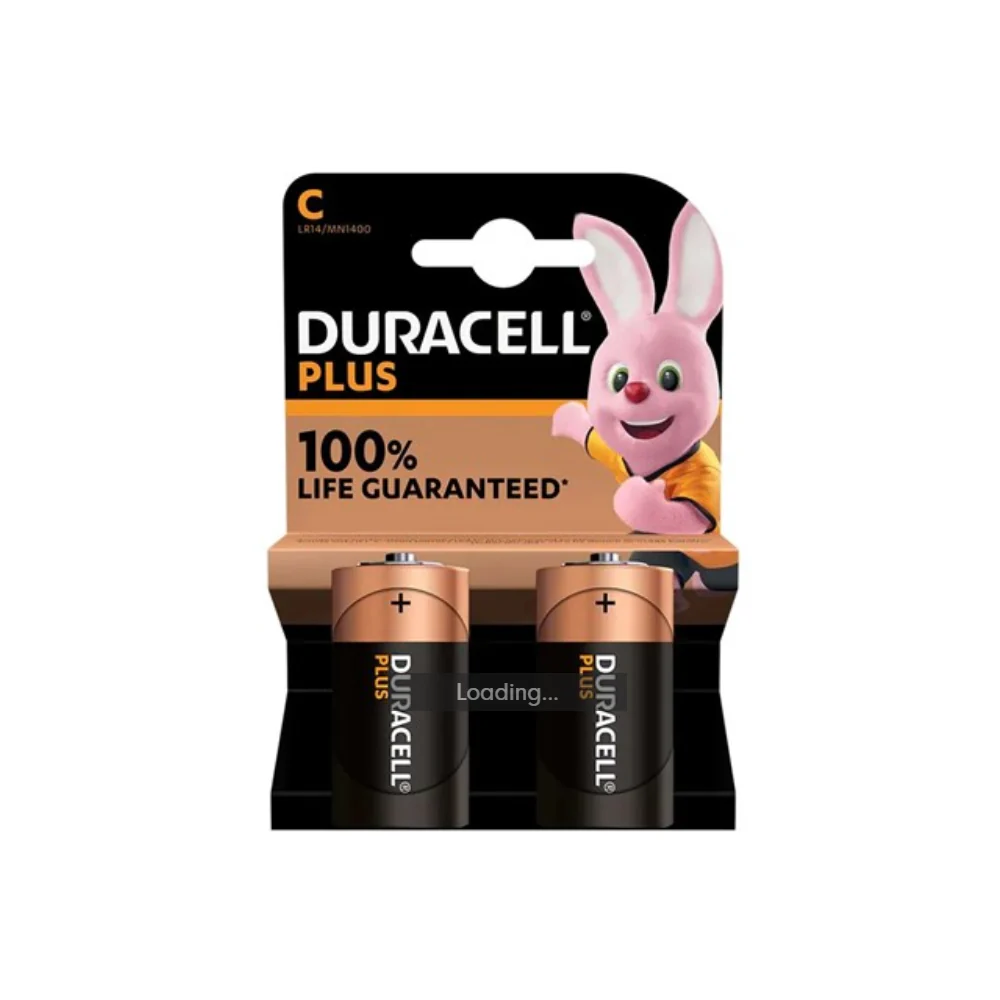 Duracell Battery C 2 Pack