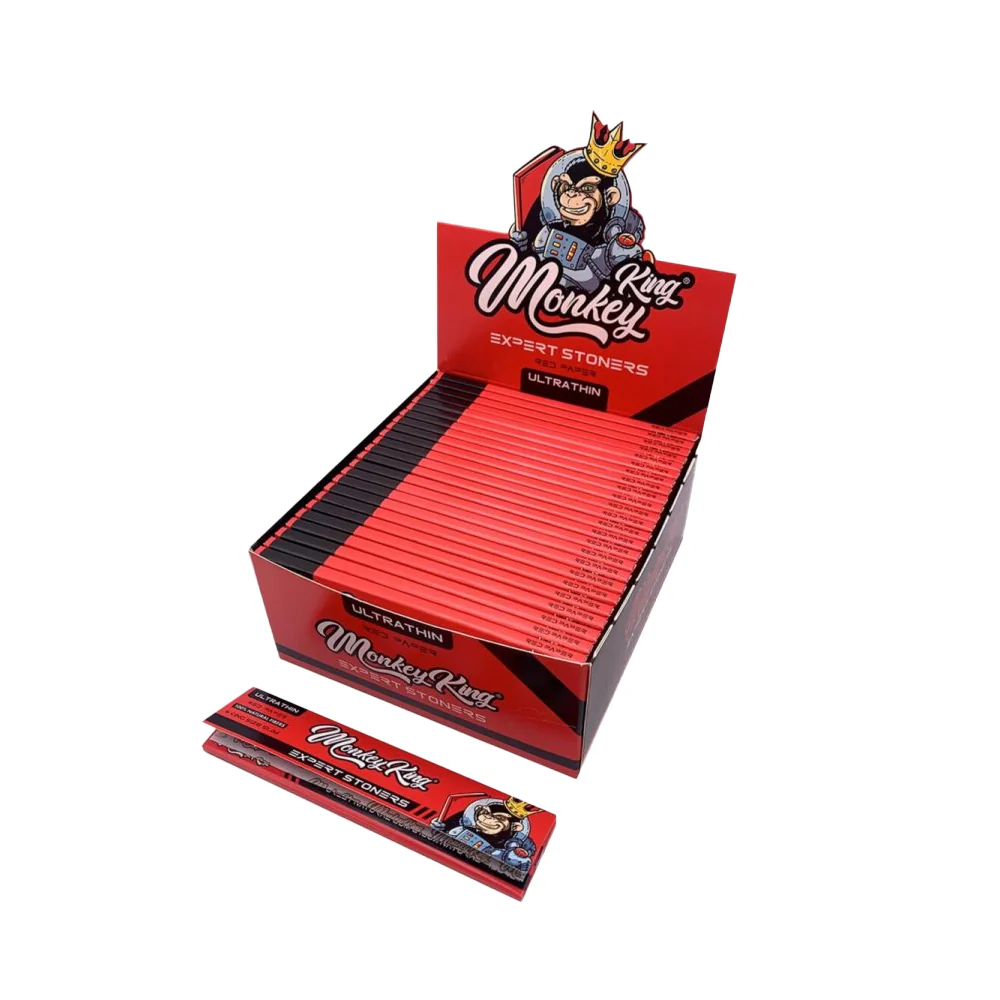 Monkey King Expert Stoners Ultra Thin Rolling Papers Red