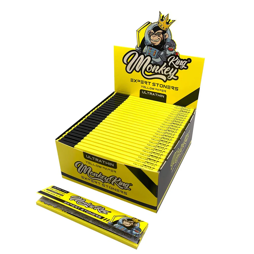 Monkey King Expert Stoners Ultra Thin Rolling Papers Yellow