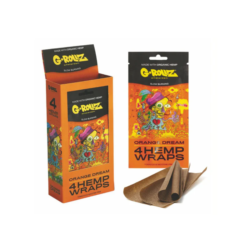 G-ROLLZG ORANGE DREAM HEMP WRAPS